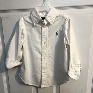 Ralph Lauren Polo toddler button down dress shirt long sleeves 2T